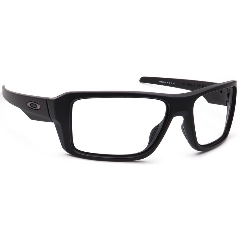 Oakley Men's Sunglasses Frame Only OO9380-0166 Double Edge Matte Black Square USA 66 mm image 1
