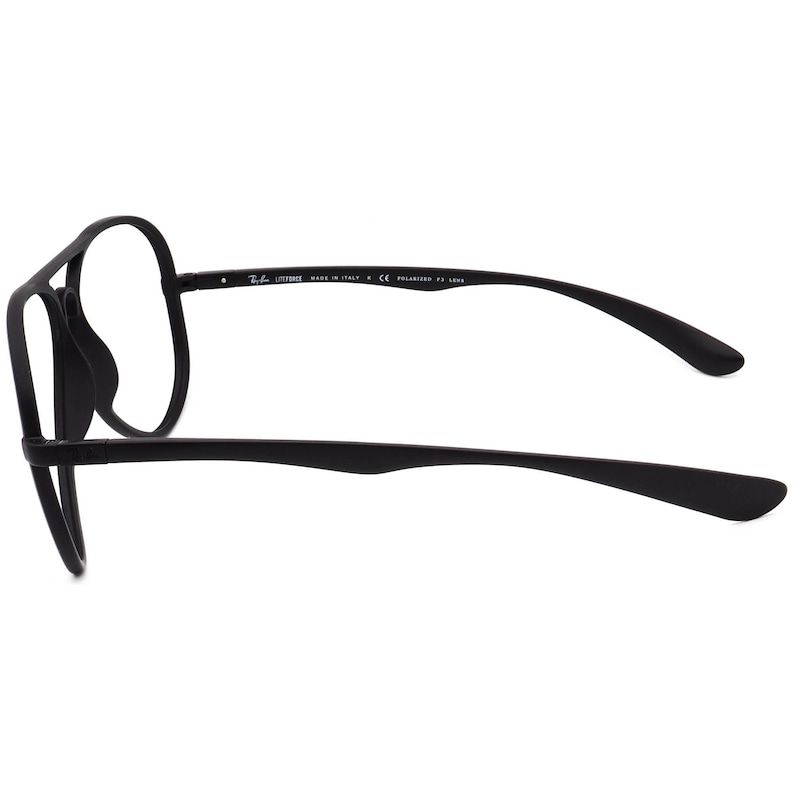 Ray-Ban Sunglasses Frame Only LiteForce RB 4180 W3364 Matte Black Aviator Italy 58 mm image 5
