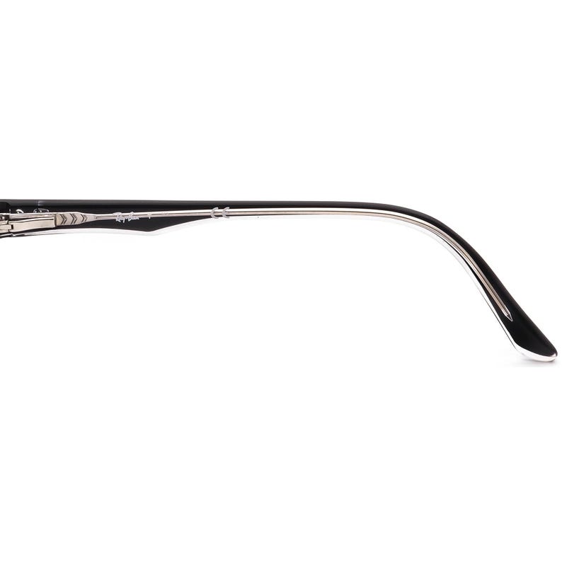 Gafas Ray-Ban RB 5245 2034 Negro Pulido sobre Marco Cuadrado Transparente 54[]17 145 imagen 8