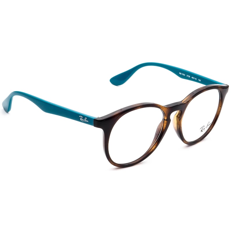 Ray-Ban Junior Eyeglasses RB 1554 3728 Tortoise/Blue Round Frame 48[]16 130 image 1