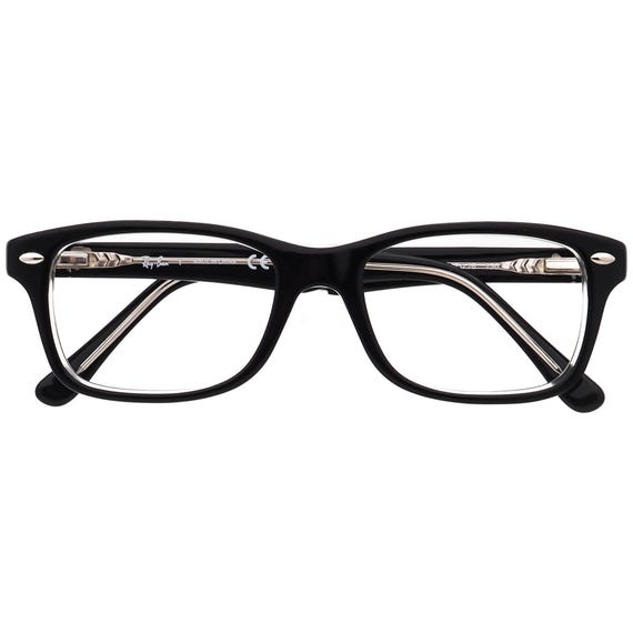 Ray-ban Small Eyeglasses RB 1531 3529 Polished Black on Clear