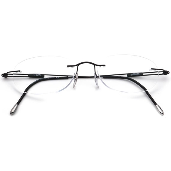 Silhouette Eyeglasses 7534 50 6082 TNG III Black … - image 6