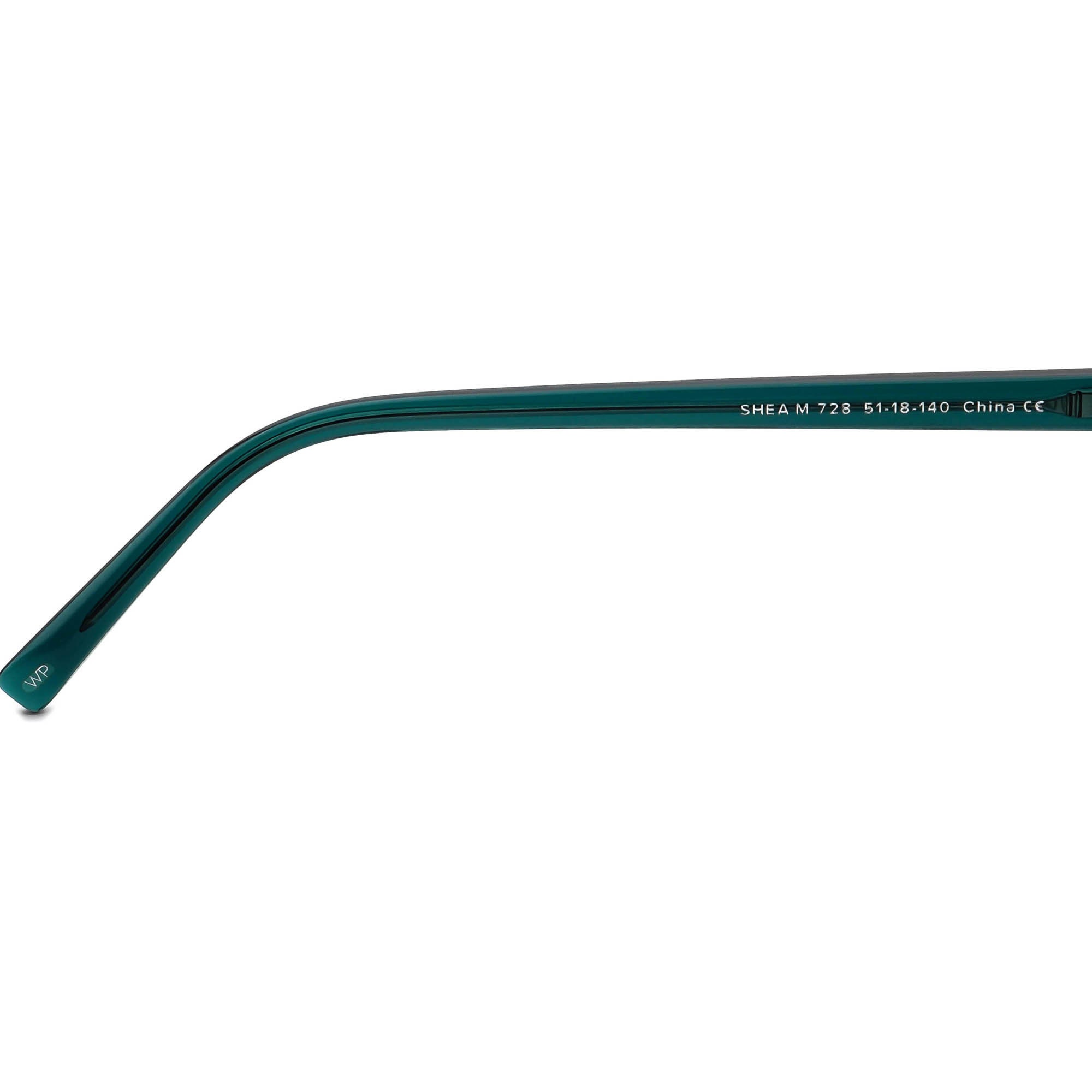 Warby Parker Shea Eyeglasses Womens 51-18-140 Green Frames M 728 with Case Warby Parker Shea M728 eyeglass frame 51-18-140 Green  main image 4