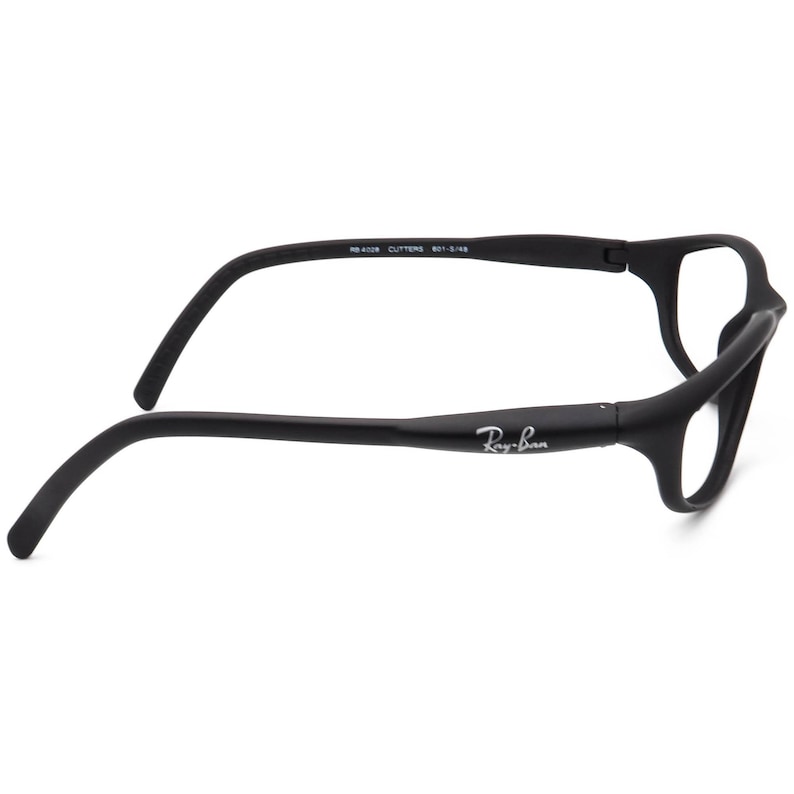 Occhiali da sole Ray-Ban "Solo montatura" RB 4028 Cutters 601-S/48 Nero opaco Ovale Italia 54 mm immagine 4