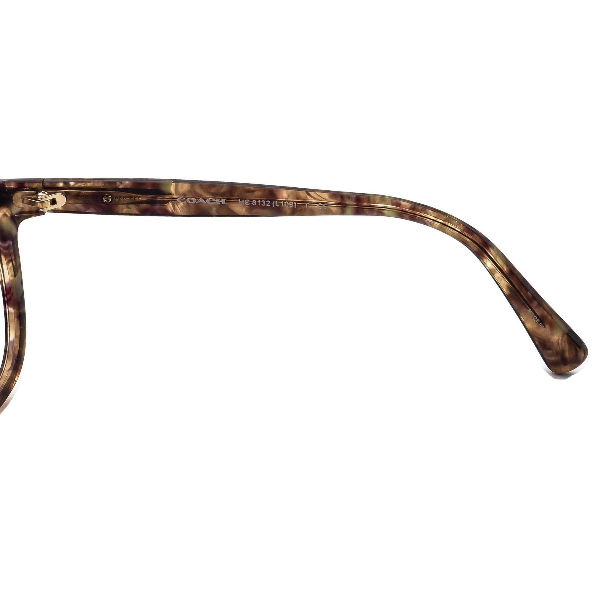 Coach Sunglasses Frame Only HC 8132 (L109) 528713 Confetti  display picture 3