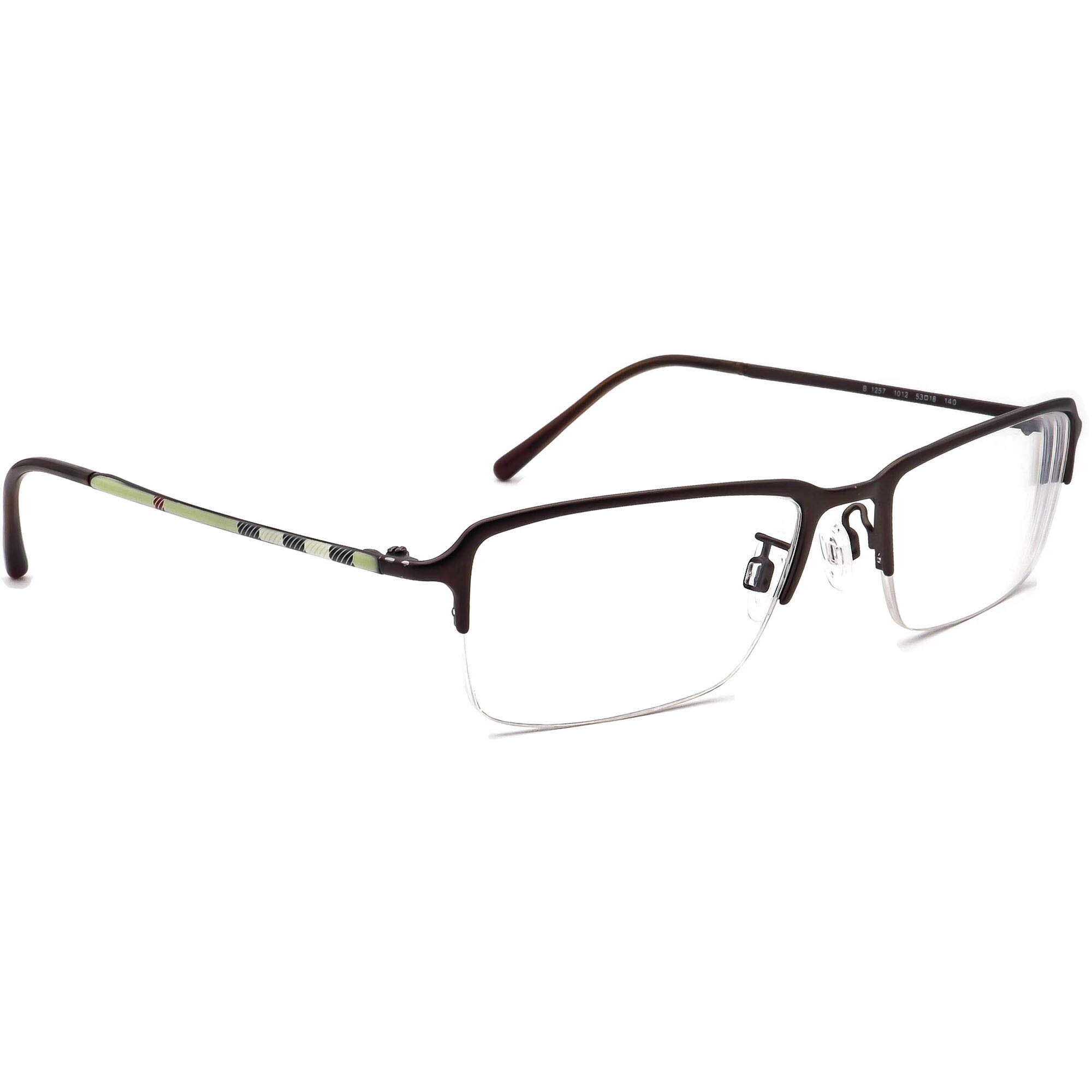 Burberry half frame glasses hotsell