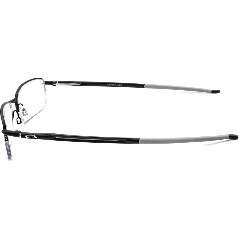 Oakley Men's Eyeglasses OX3111-0254 Rhinochaser Satin Black Half Rim Metal Frame 54[]19 143 image 5