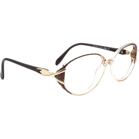 Silhouette SPX M Brown and Gold Sunglasses Vintage Silhouette SPX M 1762 80s Oversized Maroon  main image 2