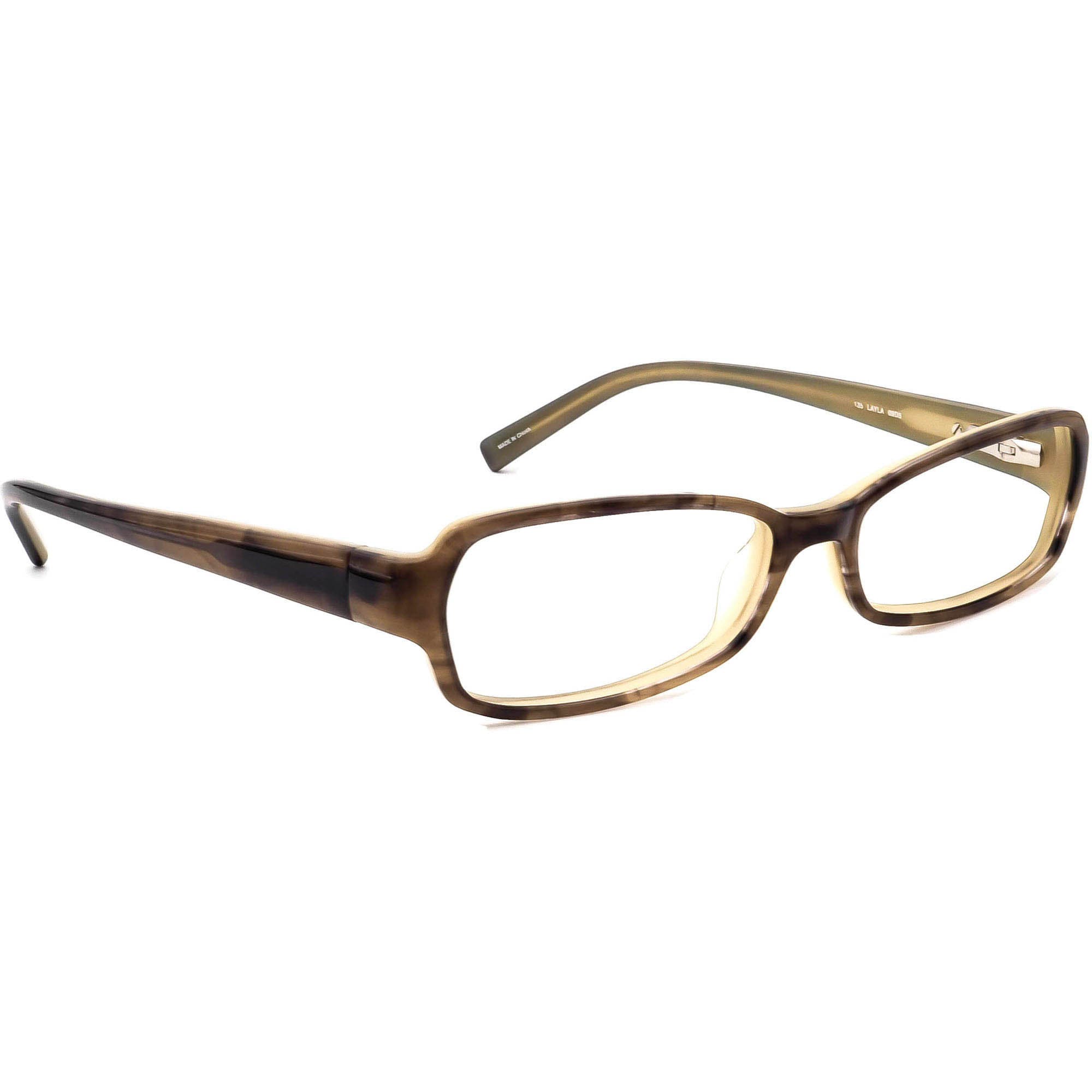 Kate Spade Eyeglasses Layla 09D5 Brown Marble Rectangular - Etsy