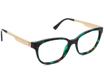 Versace Eyeglasses MOD. 3240 5076 Green Tortoise & Gold Frame Austria 52[]16 140