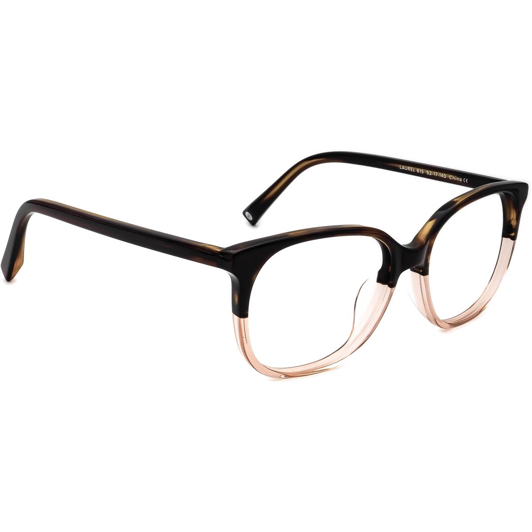 Warby Parker Eyeglasses Laurel 615 Striped Brown/clear  display picture 2