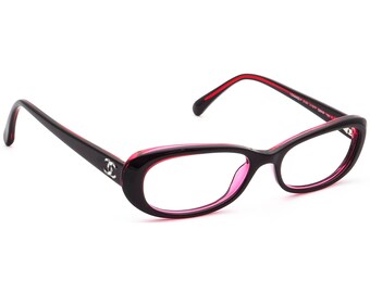 Chanel Women's Eyeglasses 3186 C.1217 Dark Merlot Oval -  Finland