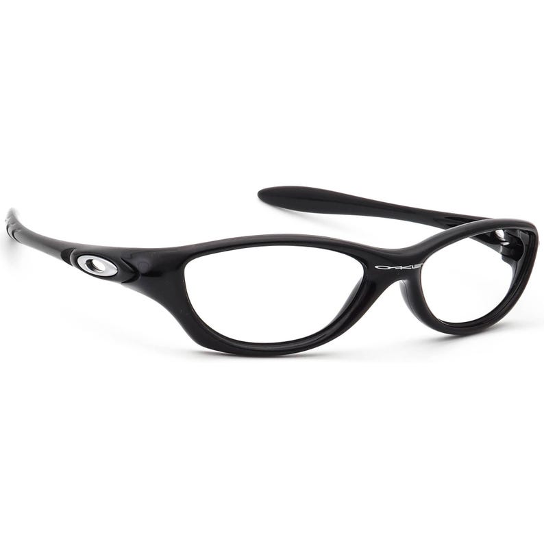 Oakley Men's Sunglasses Frame Only Fate Polished Black Oval USA 51 mm image 1