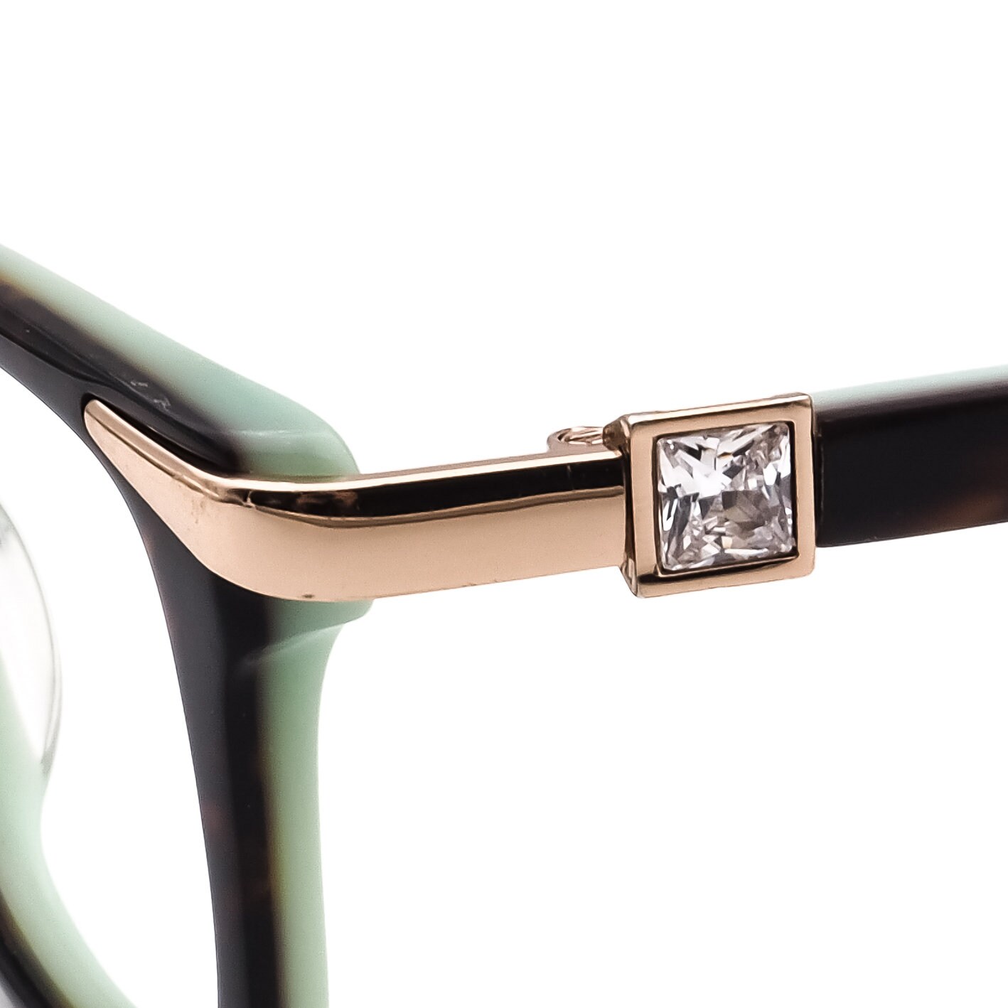 Tiffany & Co Eyeglass Frames TF2042 8002 Tortoiseshell 51-16-135 Made in Italy, Tiffany & Co. Eyeglasses TF2060-A 8002 Tortoise on Blue  main image 2