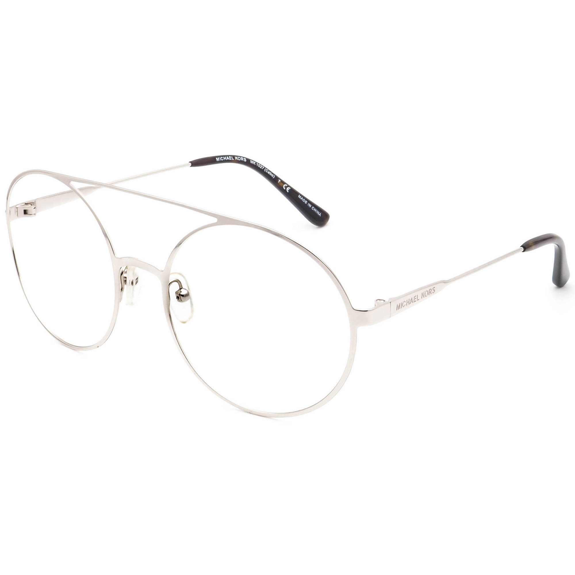Michael Kors Sunglasses Frame Only MK 1027 cabo 10016G Silver