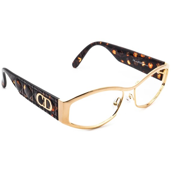 Christian Dior Sunglasses Frame Only CD 2010 42A Gold tortoise
