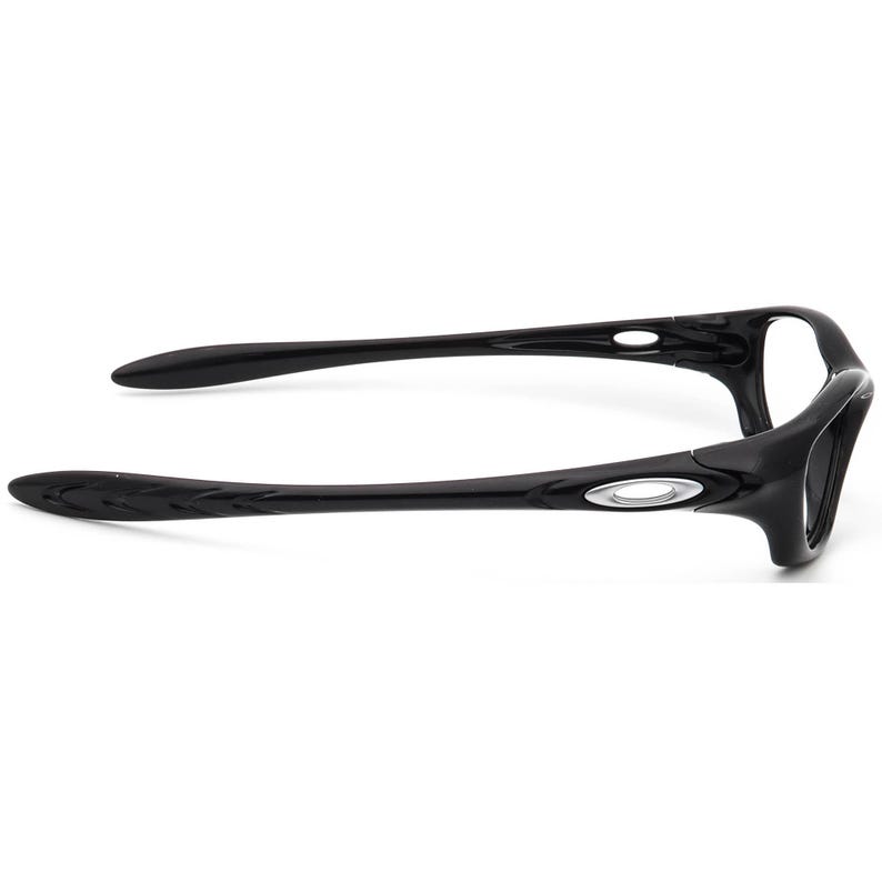 Oakley Men's Sunglasses Frame Only Fate Polished Black Oval USA 51 mm image 4