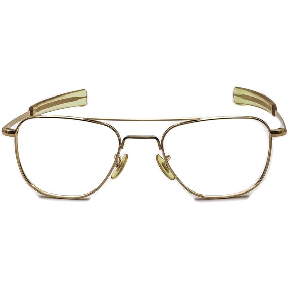 American Optical Vintage Sunglasses Frame Only 5 1/2 Gold Pilot