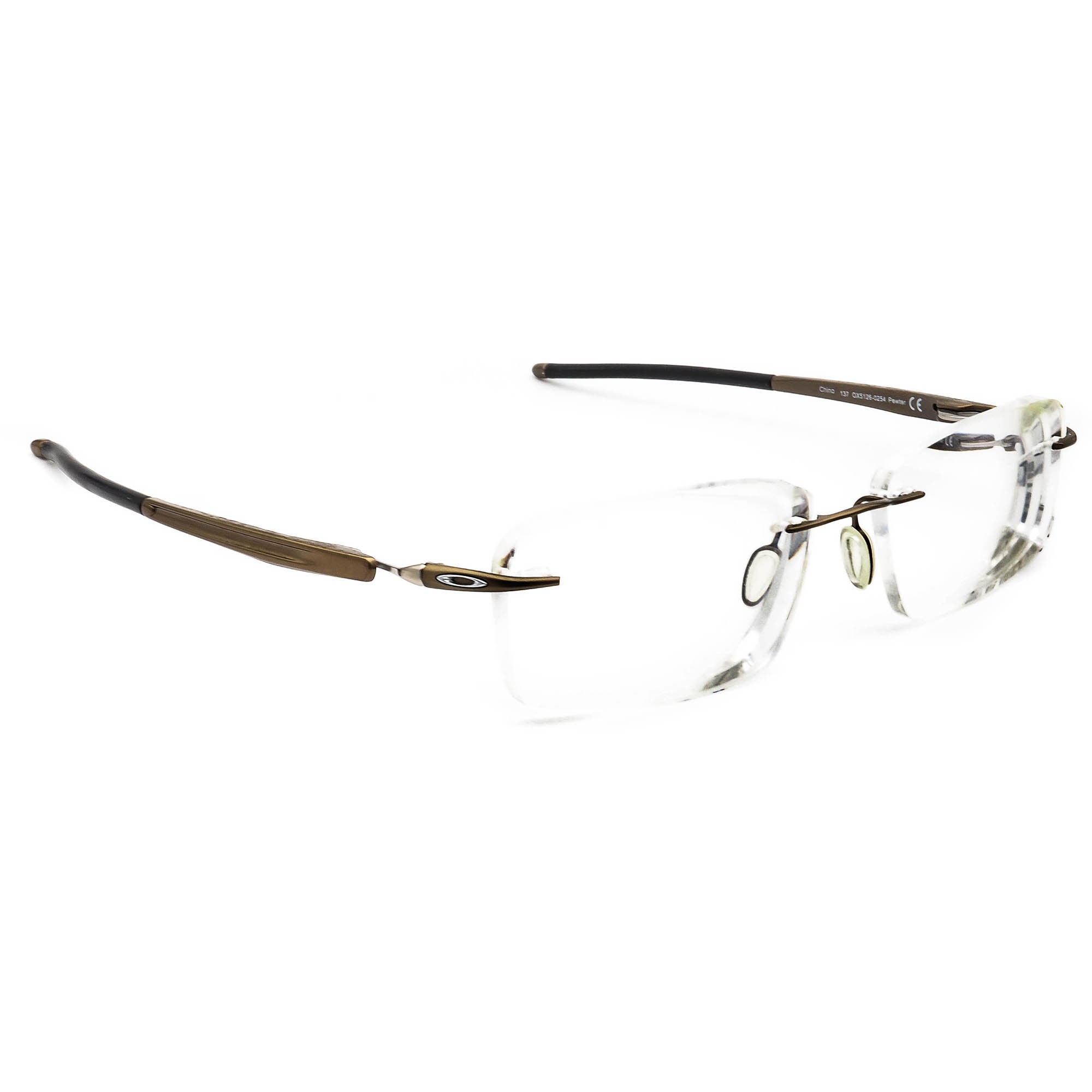 Oakley Eyeglasses OX5126-0254 Gauge  Pewter Rimless Metal - Etsy  Singapore