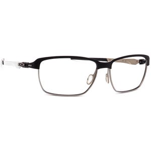 Oakley Men's Sunglasses Frame Only OO4083-01 Tinfoil Matte Black/Gunmetal Square Metal 58 mm image 1