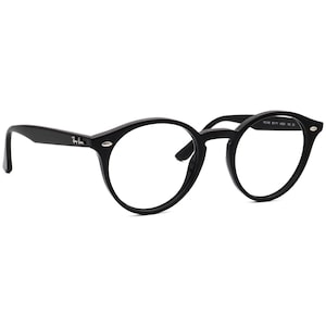 Ray-Ban Sunglasses Frame Only RB 2180 601/71 Polished Black Round Italy 49 mm image 1