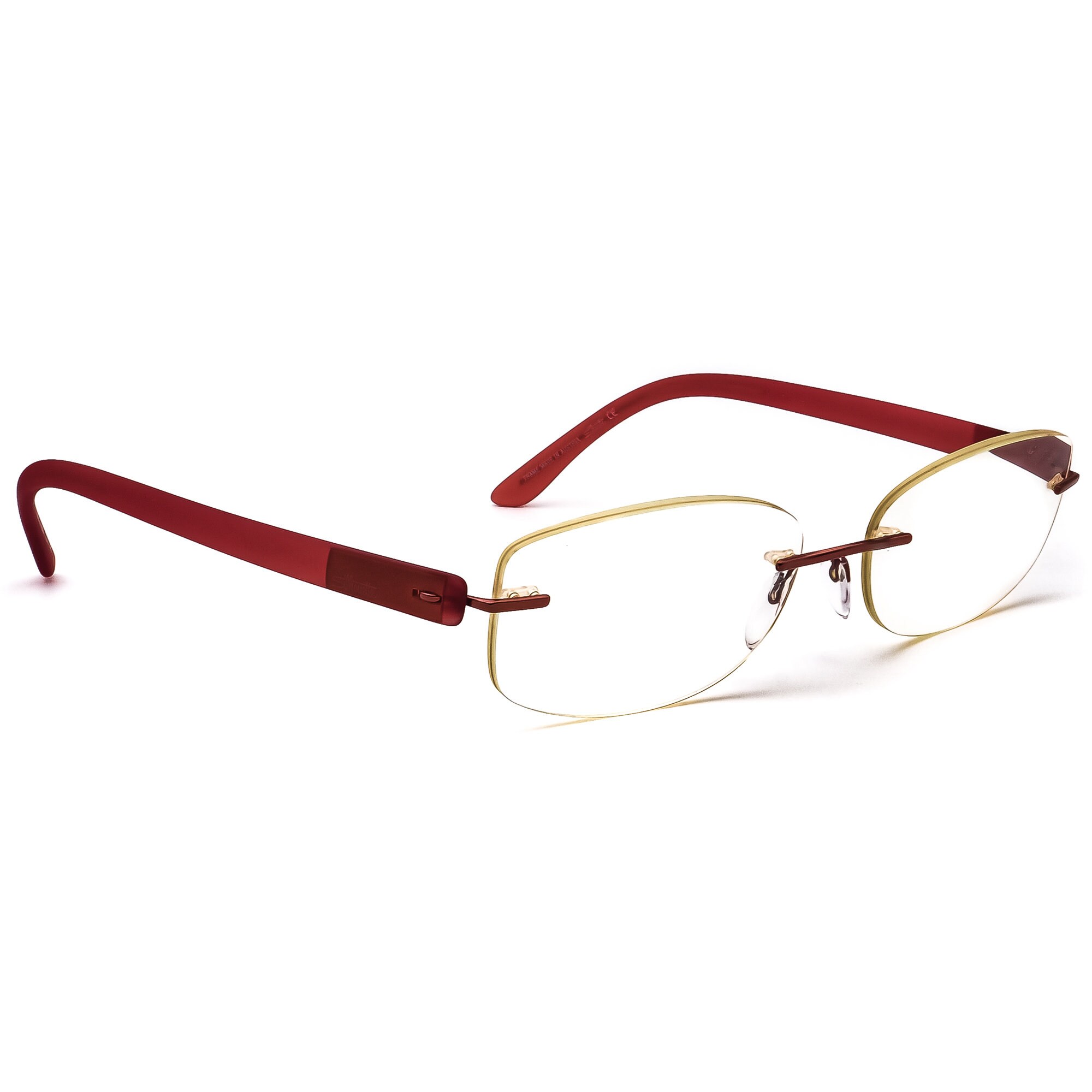 Gafas Silhouette Mujer 7608 40 6053 Marco Rojo Sin Montura