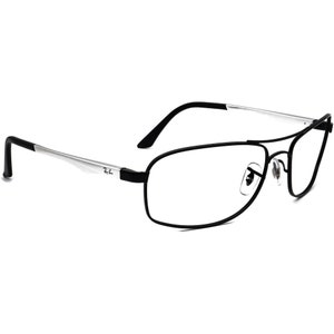Ray-Ban Sunglasses Frame Only RB 3484 002 Glossy Black & Silver Pilot Metal 60mm