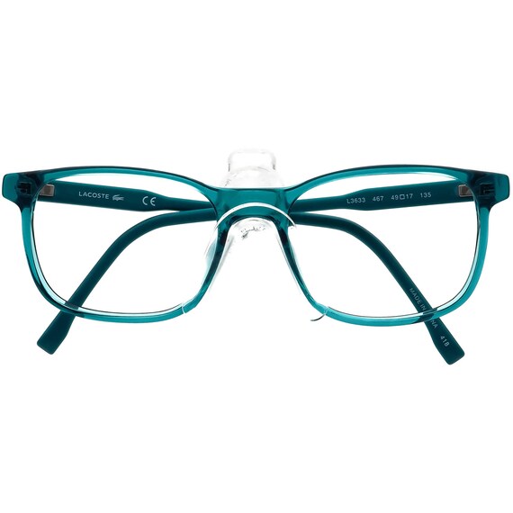 Lacoste Eyeglasses L3633 467 Blue Square Frame 49… - image 7