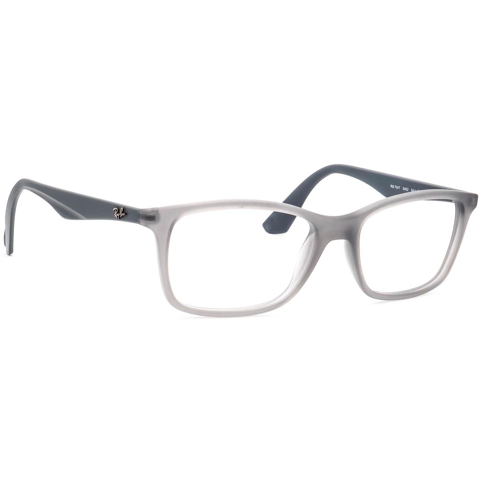Ray-ban Eyeglasses RB 7047 5482 Matte Gray Square Frame 54[]17 140 - Etsy