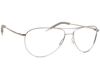 Oliver Peoples Sunglasses “Frame Only” OV 1002S Benedict Polished Silver Aviator Metal Italy 59 mm