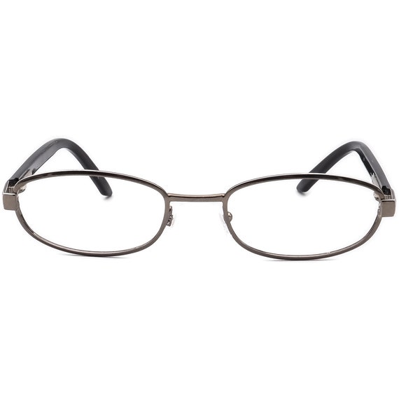 Gucci Eyeglasses Gunmetal/black Oval 