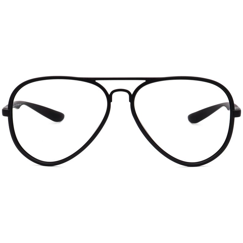 Ray-Ban Sunglasses Frame Only LiteForce RB 4180 W3364 Matte Black Aviator Italy 58 mm image 2