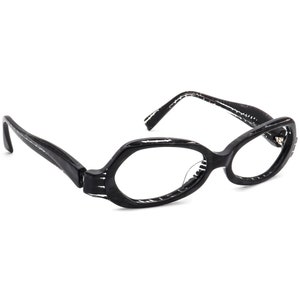Alain Mikli Vintage Eyeglasses AL1016 0003 Black/Gray Oval France 54[]17 135