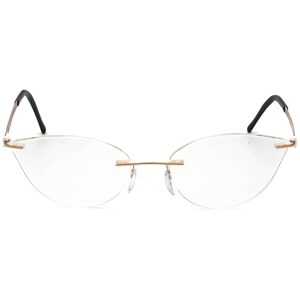 Lunettes de vue Silhouette 4548 20 6060 Titane Or Monture sans monture Autriche 52[]17 135