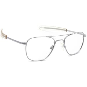 Randolph Engineering Sunglasses Frame Only 5 1/2 Silver Pilot Metal USA 52 mm