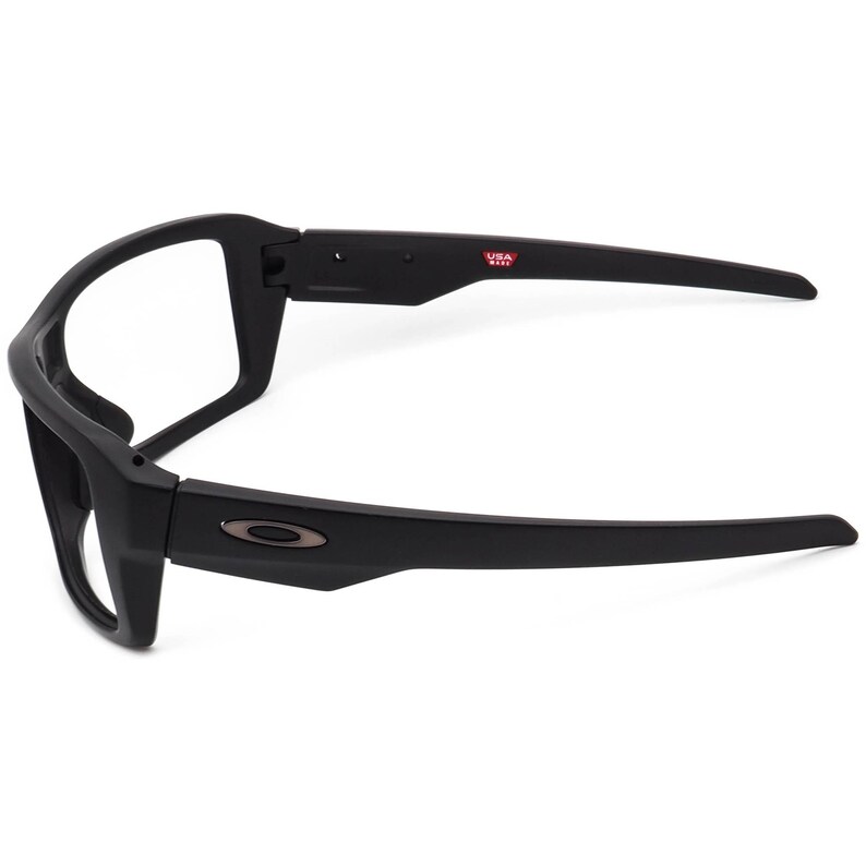 Oakley Men's Sunglasses Frame Only OO9380-0166 Double Edge Matte Black Square USA 66 mm image 5