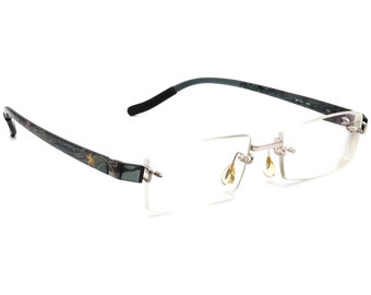 Kazuo Kawasaki Eyeglasses MP 705 #48titan Silver/green