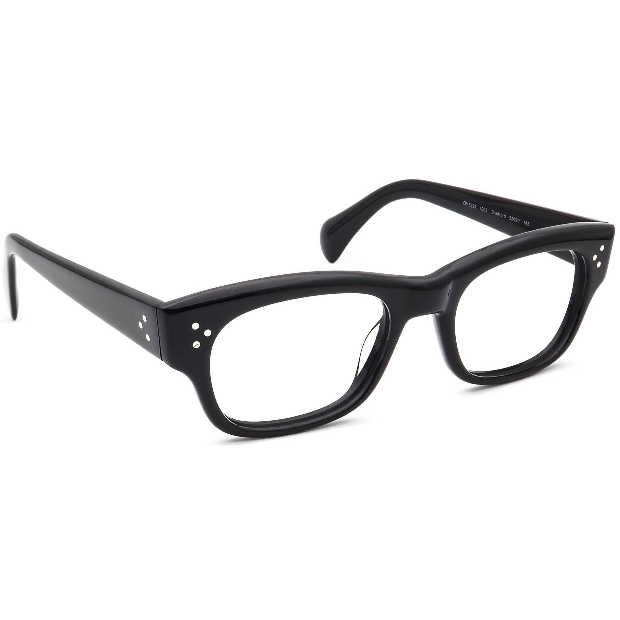 Oliver Peoples Eyeglasses Bradford OV 5229 1005 Black Italy 52[]20
