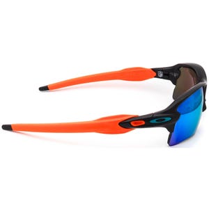 Oakley Men's Rx Sunglasses Frame Only NFL Flak 2.0 OO9188-D559 Matte Black/Orange Half Rim 59 mm image 4
