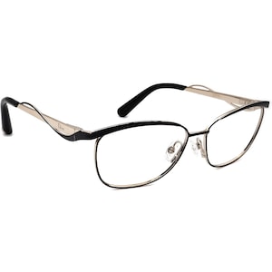 Christian Dior Eyeglasses CD3783 0G8Q Black/Silver Browline Italy 55[]14 140