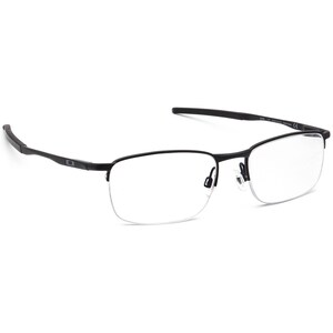 Oakley Men&#39;s Eyeglasses OX3174-0153 Barrelhouse 0.5 Matte Black Half Rim Metal Frame 53[]18 139