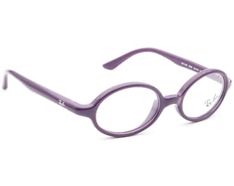 Gafas Ray-Ban para niños pequeños RB 1545 3639 Purple Oval Frame 42[]16 115