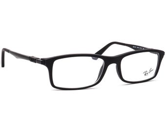 Ray-Ban Eyeglasses RB 7017 5196 Matte Black Rectangular Frame 54[]17 145