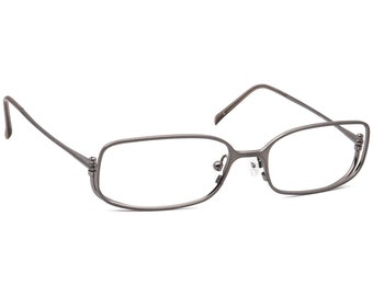 Prada Women's Eyeglasses VPR 51F 7AY-1O1 Gunmetal Rectangular Metal Frame Italy 52[]16 135