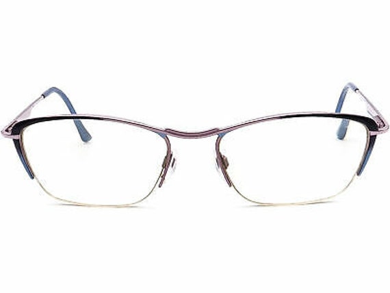 Cazal Eyeglasses MOD480 COL519 Blue/Pink Half Rim… - image 3