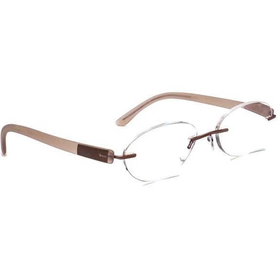 Silhouette Eyeglasses 7608 40 6057 Brown/Beige Rim