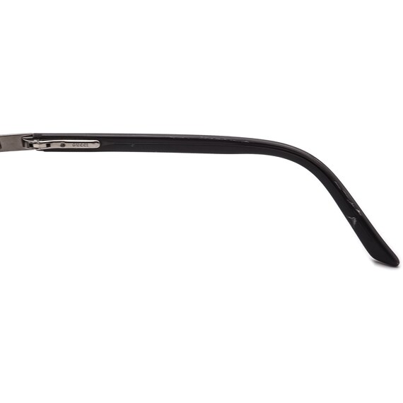 Gucci Eyeglasses Gunmetal/Black Oval Frame 50[]19… - image 8