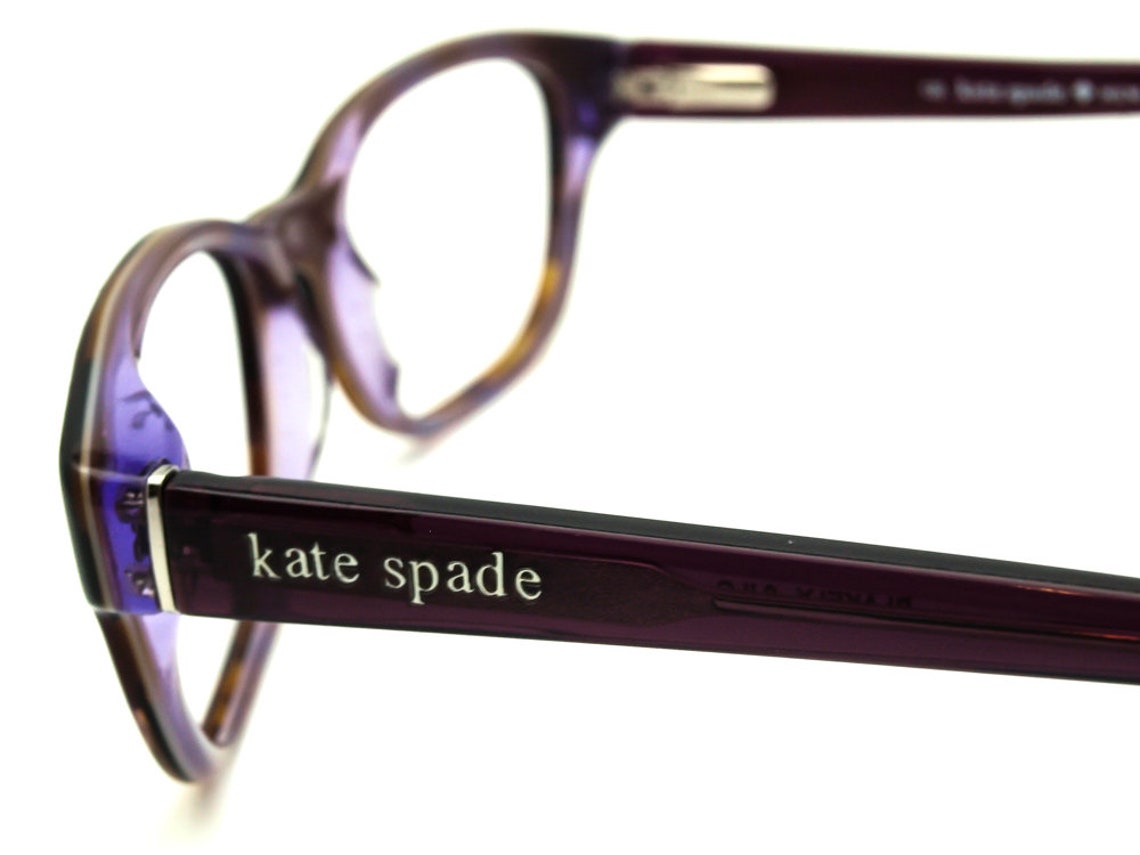 Kate Spade Eyeglasses Blakely 0JLG Tortoise/purple Bshape Etsy