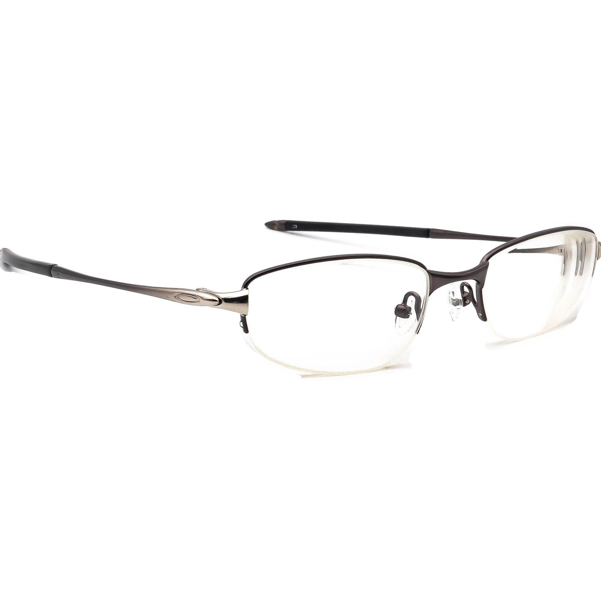 Oakley Men's Eyeglasses O-461 Gunmetal/silver Half Rim - Etsy