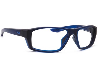 Nike Men's Sunglasses Frame Only Brazen Shadow M CT8226 451 #3 Matte Dark Obsidian Blue Square Italy 59 mm